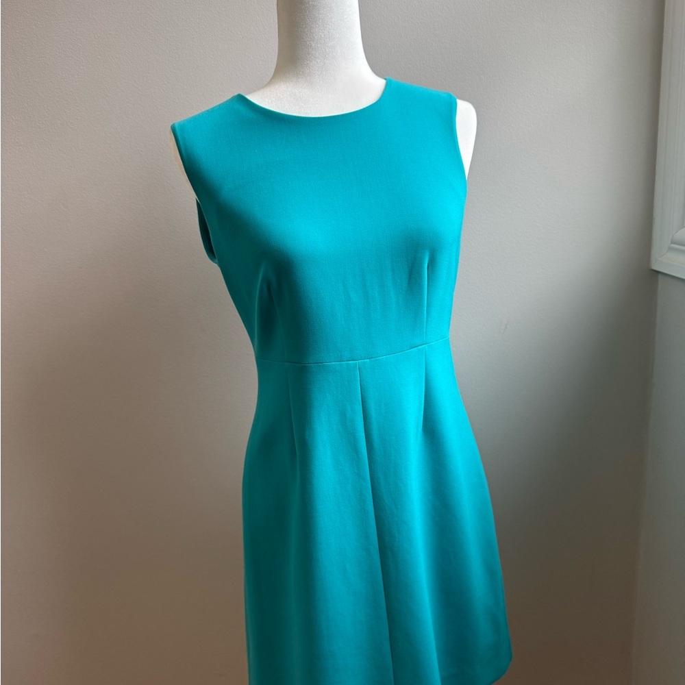 Sleeveless DVF Teal Dress